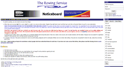 Desktop Screenshot of noticeboard.rowingservice.com